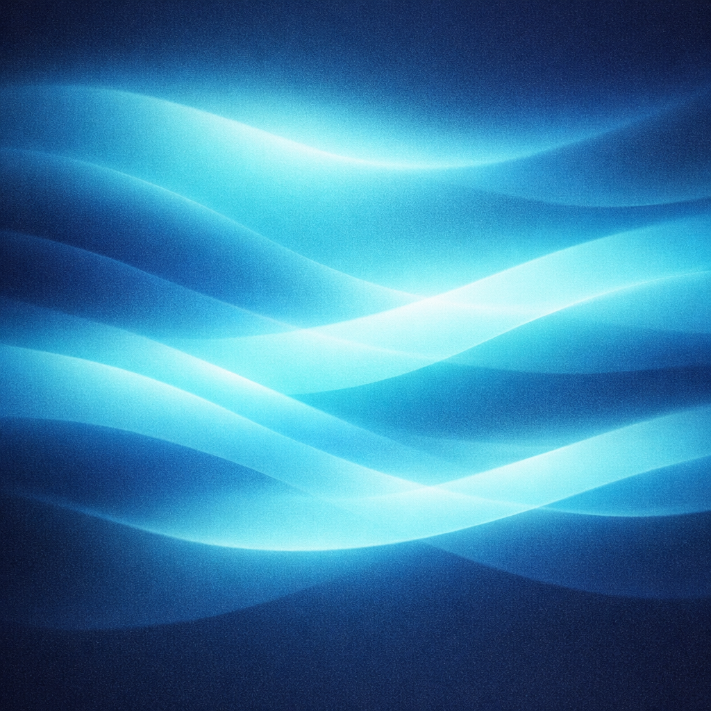 Abstract cyan resume artwork