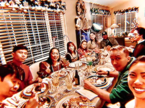 Brandon PT Davis with the Ugalde Burks family at Thanksgiving in 2023