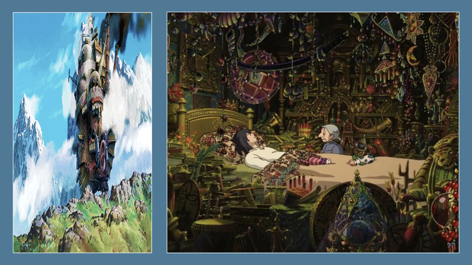 Howl's Moving Castle inspiration research image.