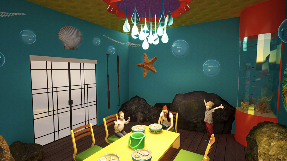 Alternate Ponyo rendering from the student project.
