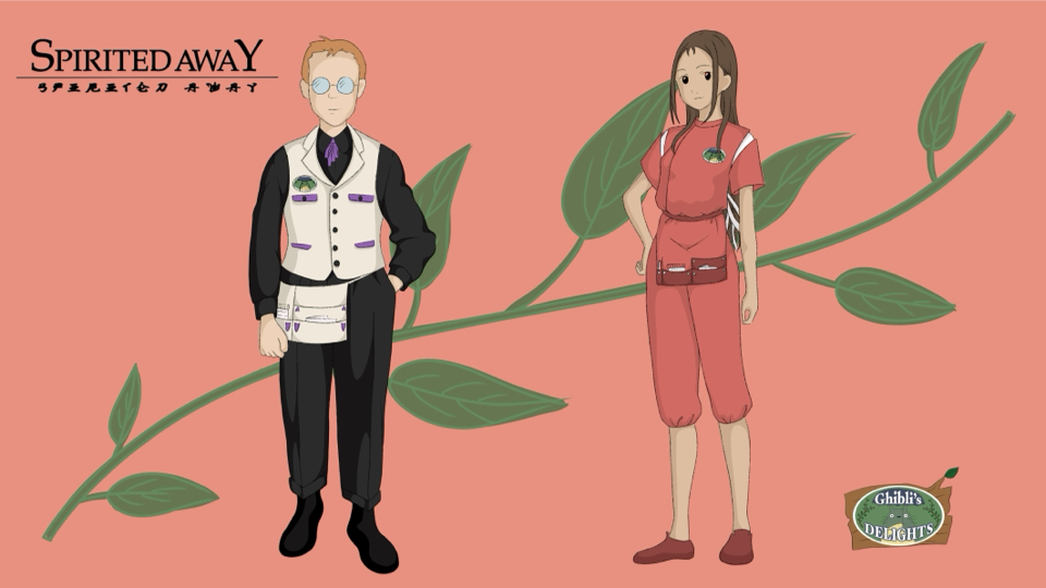 Spirited Away themed uniform design.