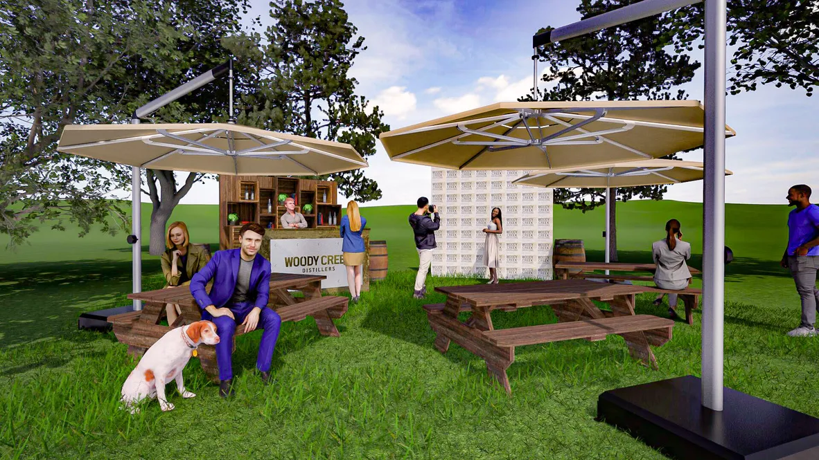 Woody Creek Distillery Activation experiential design preview image
