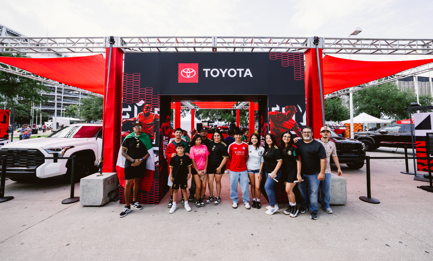 Toyota Gold Cup Activation experiential design preview image