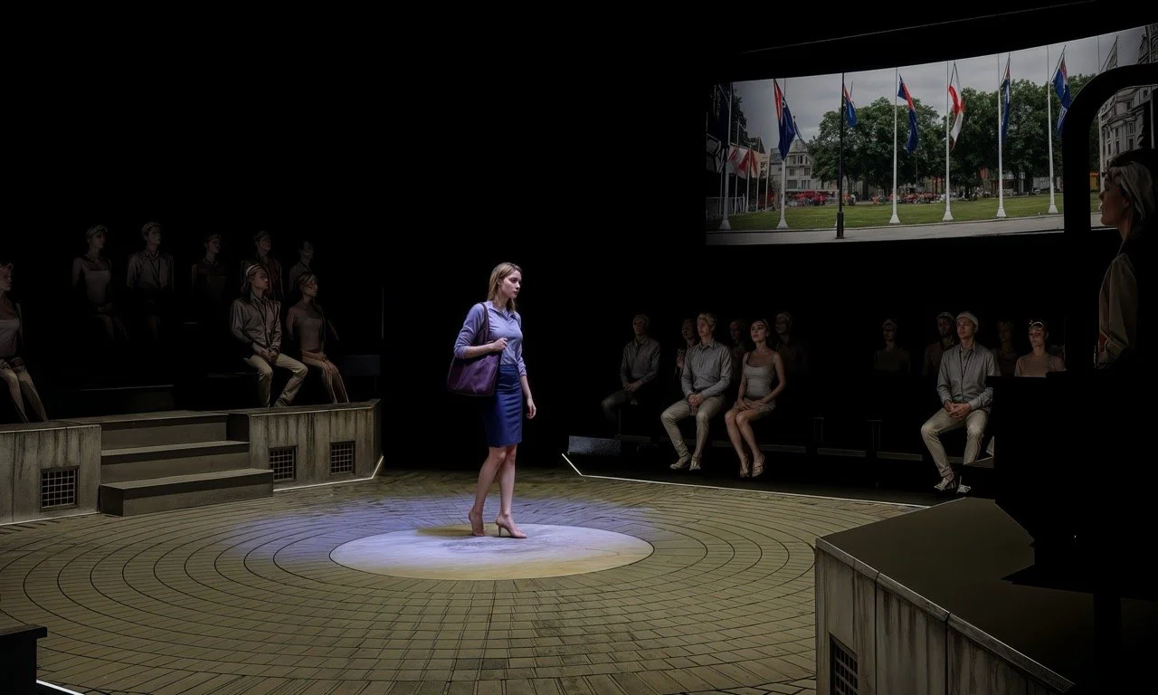 Scenic rendering for Parliament Square at University of California Irvine. View 1.