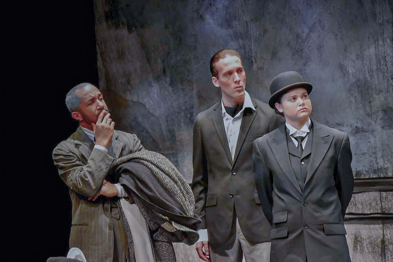 Final production image from An Enemy of the People, scenic design by Brandon PT Davis.