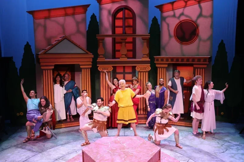 A Funny Thing Happened on the Way to the Forum scenic design project cover image