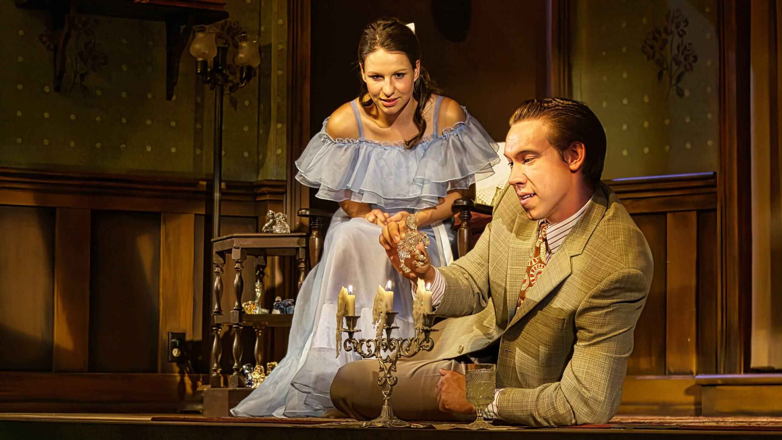 The Glass Menagerie scenic design project cover image